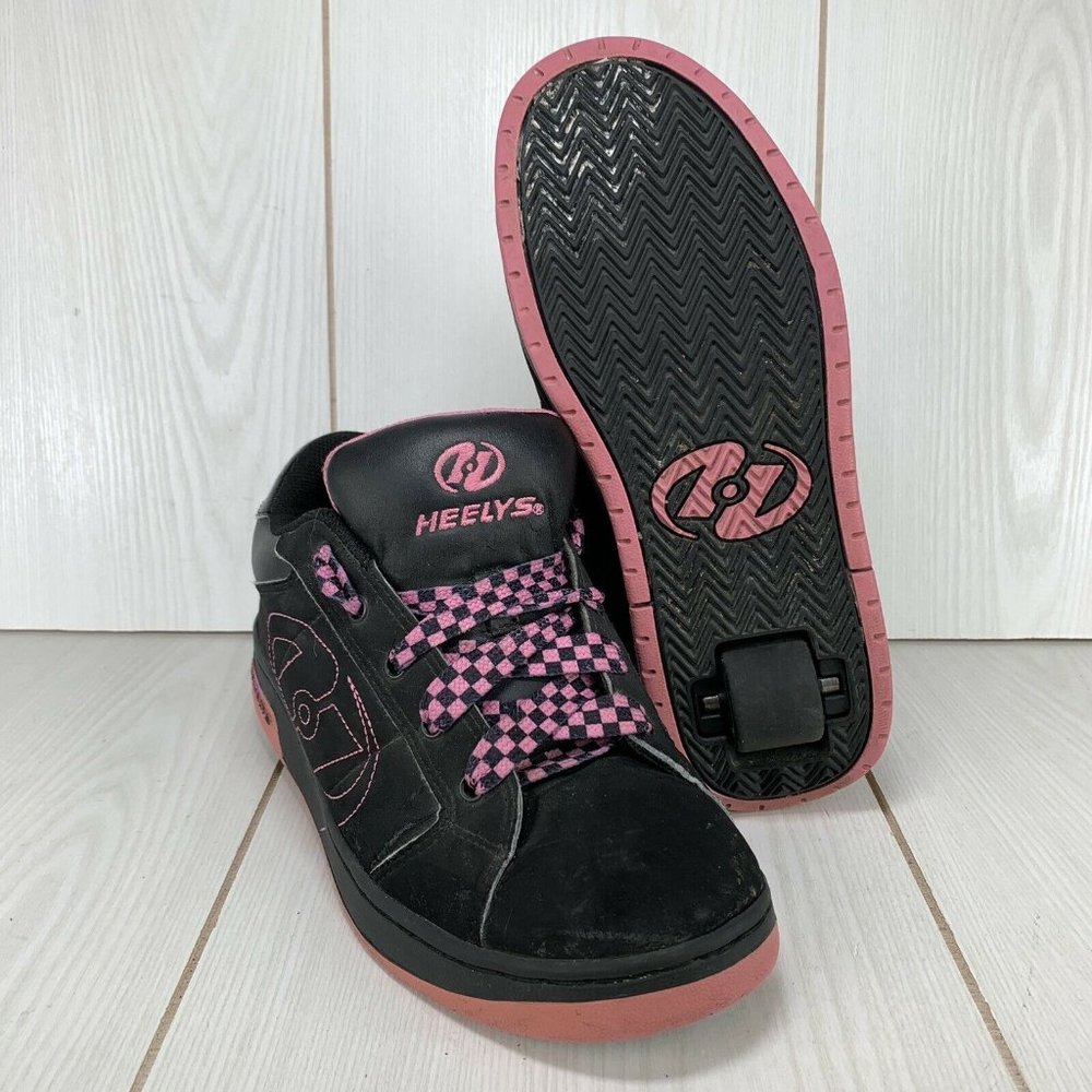Heelys Black Pink Skate Roller Shoes Women's Size 8 7144